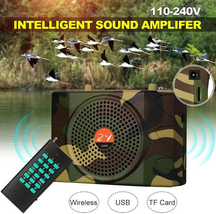 25W Bluetooth Voice Amplifier Bird Hunting Speaker Supports USB/TF/FM