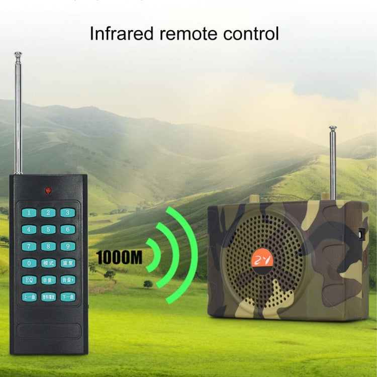 25W Bluetooth Voice Amplifier Bird Hunting Speaker Supports USB/TF/FM